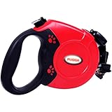 YOUJIA Roll - Leine Design Giant Professional Gurt 8M Rollleinen Für Große Hunde (Cord Leine Rot,8M)