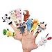 Produktbild 10 Tier Fingerpuppe Set kleines Plüschtier Tier Handpuppe für Kinder Kinder Party bevorzugt Geburtstagsparty Tasche Füllstoffe Weihnachtsgeschenk