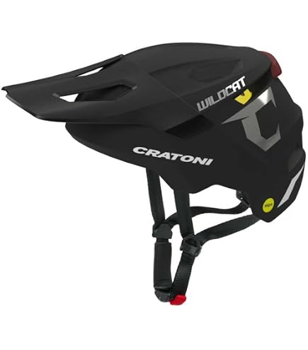 Cratoni Madcat MIPS Full-Face Children's Helmet Bicycle Helmet MTB Helmet S/M 49-56 cm (Purple-Black Matte) Sports & Outdoors
