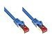 Produktbild Good Connections Cat. 6 Ethernet LAN Patchkabel mit Rastnasenschutz RNS, S/FTP, PiMF, PVC, 250Mhz, Gigabit-fähig (10/100/1000-Base-T Ethernet Netzwerke), für Patchfelder, Patchpanels, Switch, Router, Modems, blau, 2m
