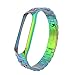 Price comparison product image YUYOUG Luxury Durable Stainless Steel Bracelet Adjustable Wrist Band Replacement Watch Band Strap For XiaoMi Mi Band 3 (Multicolor)