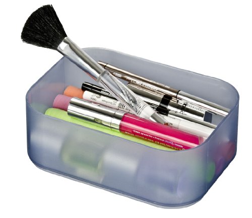 WENKO 20995100 Organizer Ice Cube S Grau – stapelbar, Kunststoff – Polypropylen, 15.5 x 7 x 11.5 cm, Grau - 10