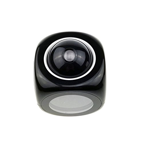 aiernuo Wecker mit LED-Projektion, für Wand-/Deckenprojektion, LCD-Digitalanzeige, mit Sprechfunkton (evtl nicht in deutscher Sprache) und Temperaturanzeige – Einfache Anwendung, zur Verwendung als Wecker oder als Baby-Nachtlicht, ABS, schwarz, 10.0×8.20×8.20cm - 4