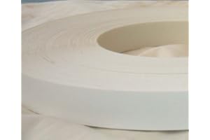 MELAMINE EDGING 19MM WIDE Vale Veneers Pre Glued Iron on White Melamine Edging Tape 19mm x 5 metres Kitchen Cabinet Shelving
