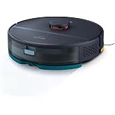 Philips HomeRun 2000 Robot S&uuml;p&uuml;rge ve Paspas - 6000 PA emiş G&uuml;c&uuml;, Halı Modu, LDS Radar, HomeRun Uygulaması, Koyu Mavi (XU2000
