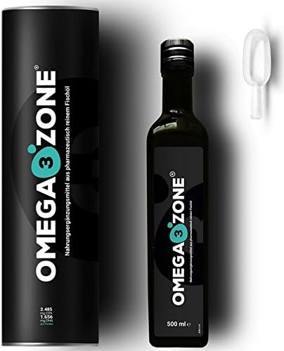 TRY NOW: German premium Omega 3 fish oil in triglyceride (TG) form | pure &amp; liquid | high dose: 4.694 mg per serving | citrus flavor | 500 ml by Omega3 Zone