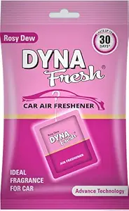 Dynafresh Car Air Freshener Rosy Dew (Pack of 8 X 10g)