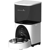Petfit DU45L-WQ 4.5L Wi-Fi Akıllı Otomatik Kedi K&ouml;pek Mama Kabı Besleme &Uuml;nitesi (Sesli Komut+&Ccedil;elik Kase+APP Kontrol)