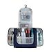 Produktbild S.R HOME Kulturbeutel Zum Aufhängen für Männer und Frauen, Kulturtaschen, Waschtasche, Reisetasche, Kosmetiktasche groß für Koffer & Handgepäck, Toilettentasche und Waschbeutel. (Blau)