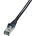 Produktbild Goobay RJ45 Netzwerk Anschlusskabel CAT 6 S/FTP 20m Schwarz Flammwidrig, mit Rastnasenschutz