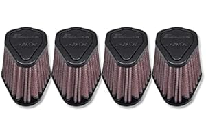 DNA HIGH PERFORMANCE FILTERS DNA High Performance Hexagonal 38mm Inlet 86mm Length Rubber Top Filter - Set of 4 PN: V-3804