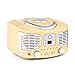 Produktbild auna RCD320 • CD-Radio • Nostalgie Stereoanlage • Küchenradio • Vintage Look • CD-Player • UKW Radio • AUX-Eingang • Digital-Anzeige • einfache Wiedergabeprogrammierung • tragbar • Creme