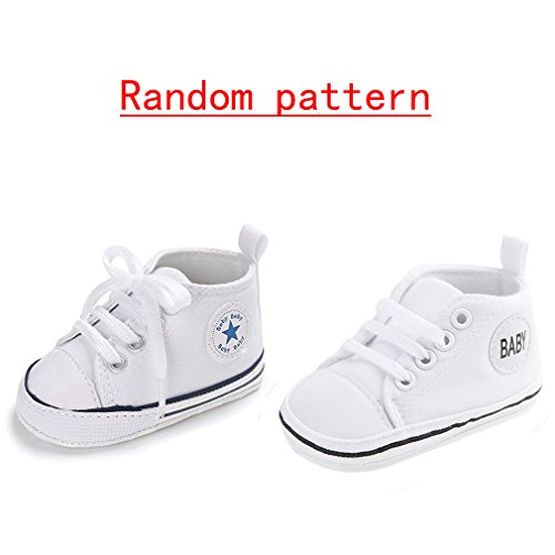 Süße Baby-Leinwand-Turnschuh Anti Skid weicher netter Trainer Schuhe 0-18M - 2