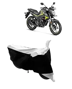 CRONEX Waterproof Bike/Motorcyle Body Cover for Honda CB Hornet 160 - White Color