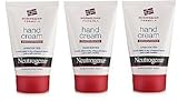 3 x NEUTROGENA NORWEGIAN FORMULA UNSCENTED HAND CREAM 50m