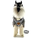 SMALLLEELUCKYSTORE-Regolabile-Maglia-Imbracature-Pettorina-con-Guinzaglio-per-Cani-Pois-Camouflage