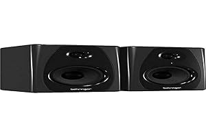 Behringer STUDIO 50USB High-Resolution, 150 Watt Bi-Amped Reference Studio Monitors With USB Input, Compatible With PC And Mac, Black