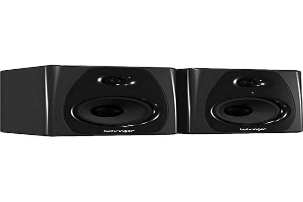 Behringer Studio 50Usb Paire D'Enceintes de Monitoring Actives Numériques Haute Résolution Bi-Amplification, 150 Watts avec Entrée Usb