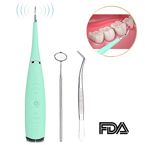 Preisvergleich Produktbild Zahnreinigung, BUDDYGO Zahnsteinentferner Zahnreiniger Zahnbelagentferner-Werkzeug Zahnreinigungsgerät für Zahnstein, Rauchfleck, Tartar, USB-Aufladung wasserdicht - 5 einstellbare Modi