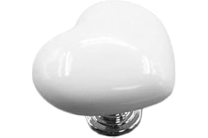 ROBAUN Love Toilet Button,Vintage Heart-Shaped Drawer Knobs,Toilet Tank Button Aid,Door Handle Decoration,for Manicure Women