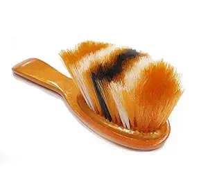 Foreign Holics Salon & Parlor Hair Duster Brush Wooden, Neck Duster Brush, Powder Cleaning Brush