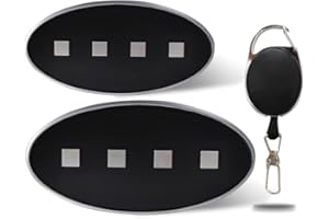 BestEvMod Morse Code Emblem Front & Rear (Matt Black+Matt Sliver Dots)