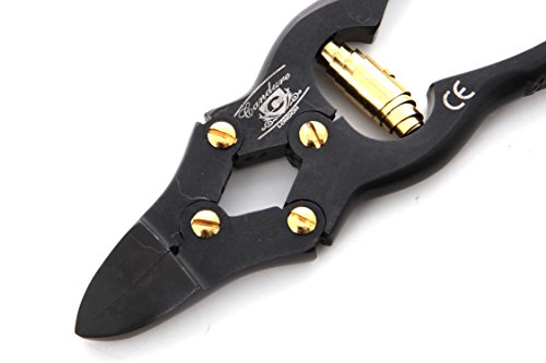 PROFESSIONAL BLACK CLIPPERS CANTILEVER 16cm CURVED BLADE FOR THICK TOENAILS. EUROPEAN J2 HIGH GRADE SOLID STAINLESS STEEL