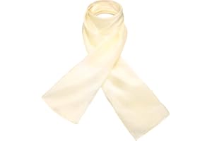 Basic Sense Plain Pure Natural Silk Light Weight Fine Soft Skin Scarf