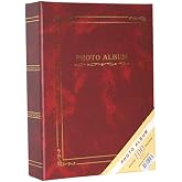 Rabsev 13x18cm 100 Photo Capacity Luxury Photo Album with Skin Cloth (BORDO)