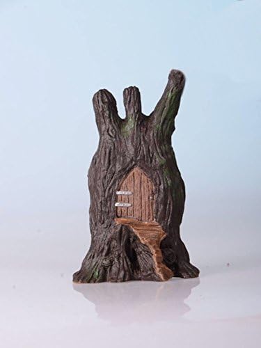 FAIRY DOOR TREE HOUSE WITH WONDERFUL DETAILING Made From Solid Resin (Fairy Garden Accessory) 1/12th Scale