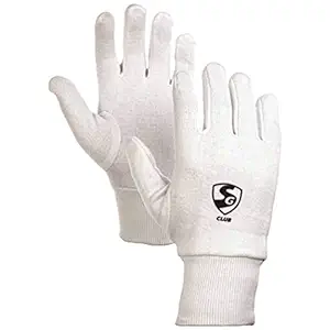 SG club Cricket inner Cotton gloves, youth (Assorted)