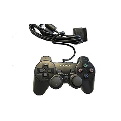 MaxTech PS2 Manette de Jeu Filaire pour Sony Playstation 2 PS1