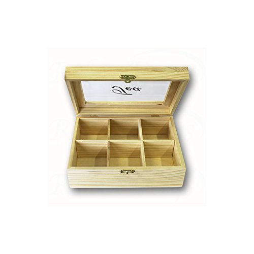 Teebox Teekiste aus HOLZ Teebeutel BOX TEEBEUTELBOX - 2