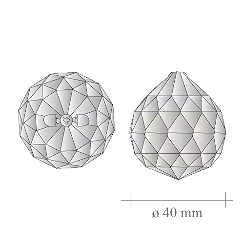 Kristallkugel ø 40 mm im feinem Geschenkbeutel 30% Pbo Hochbleikristall Regenbogenkristall Kristall Kugel Fensterdeka Feng Shui Kristallglas - 4