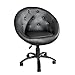 Produktbild Design Bürosessel COUTURE schwarz mit Rollen höhenverstellbar im Loungedesign Büro Stuhl Sessel Bürostuhl Drehsessel