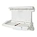 Rubbermaid Commercial PLAT Horizontal Baby Changing Station - Light Platinum