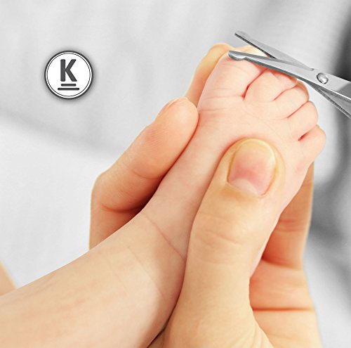 K-Pro Baby Nagelschere mit Nagelfeile / Maniküre Nagelpflegeset – Rund - 4