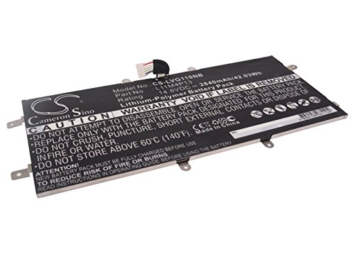 CS Laptop Akku,Li-Polymer 14.8V 2840mAh/42.03Wh passend für [Lenovo] IdeaPad Yoga 11,IdeaPad Yoga 11S,ersetzt [Lenovo] L11M4P13