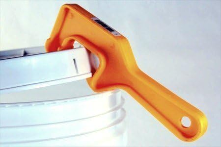 Bucket Lid Wrenches (2), Bucket Opener Tools - Lift Lids on 5 Gallon Plastic Buckets by Thrifty Trowel