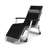 Múltiples ocasiones: la silla plegable es adecuada para cualquier ocasión, las opciones portátiles y portátiles le permiten abrir y plegar la silla en segundos, esta silla ofrece una variedad de posiciones inclinadas, almohadas con curvatura del cuello, desmontables para facilitar la limpieza y mayor comodidad.