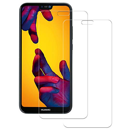 FayTun Protector de Pantalla Huawei P20 Lite, [2 Piezas] Cristal Vidrio Templado, Anti-Arañazos, 3D-Touch, 9H Dureza Cristal Templado para Huawei P20 Lite