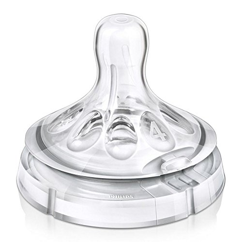 2 tétines Natural 6 mois +/4 trous - Philips Avent