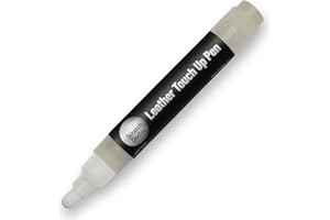 THE SCRATCH DOCTOR Scratch Doctor Leather Touch up Pen Repair Faded Colour & Minor Damage on Leather Furniture, Sofas, Car Seats (Cream, 15ml)