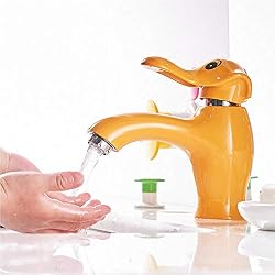 Robinet Est Salle De Bains Robinet Lavabo Beaux Enfants Mitigeur Poignée Eau Chaude Et Froid Lavabo En Céramique Lavabo Robinet Orange Robinet Mixeur