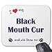 Produktbild Drempad Gaming Mauspads Custom, I Love My Black Mouth Cur (Female Dog) Mouse Pad 11.8"*9.8"