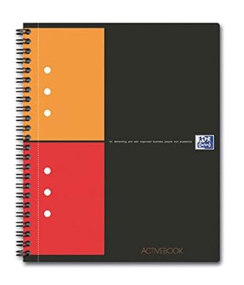 Oxford International Activebook Cahier A5+ Polypro 160 Pages Petits Carreaux 5 x 5mm , 1 unité