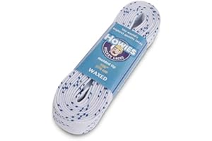 Howies Hockey Skate Laces Waxed White 108" (Senior 8-10)