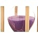 XDOBO New Design Hand-blown Hourglass in Wooden Stand, Indoor Décor and Sand Timer, Measures 60 Minutes (20 X 10CM, Purple)