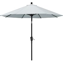 Terrassenschirm 2,7 M – Mit Kurbel Und Kippfunktion, UV-Schutz, Wasserdicht, Für Garten & Café