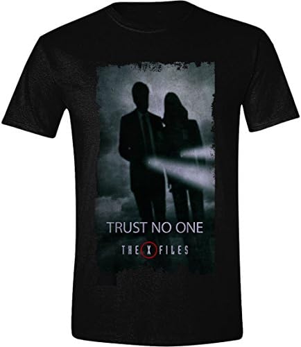 X-Files - Trust No One Men's T-Shirt - Black - Size X-Large